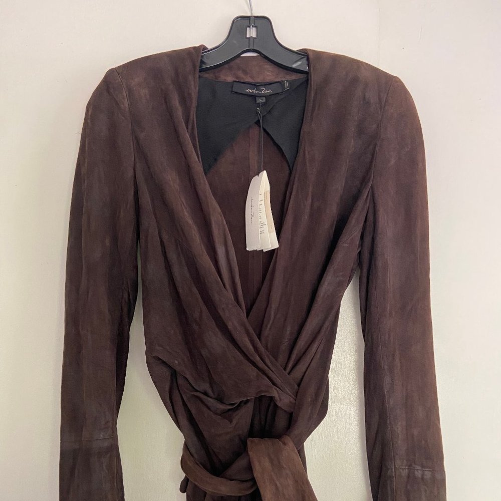 Urban Zen/Donna Karan Suede Jacket NWT
